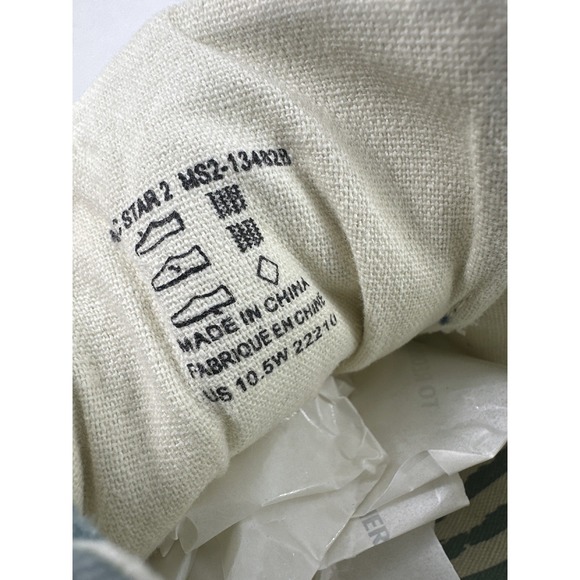 Taos Moc Star 2 Sneakers Blue Low Top Lace Up Canvas Shoes Women's US 10.5 W - Picture 9 of 13